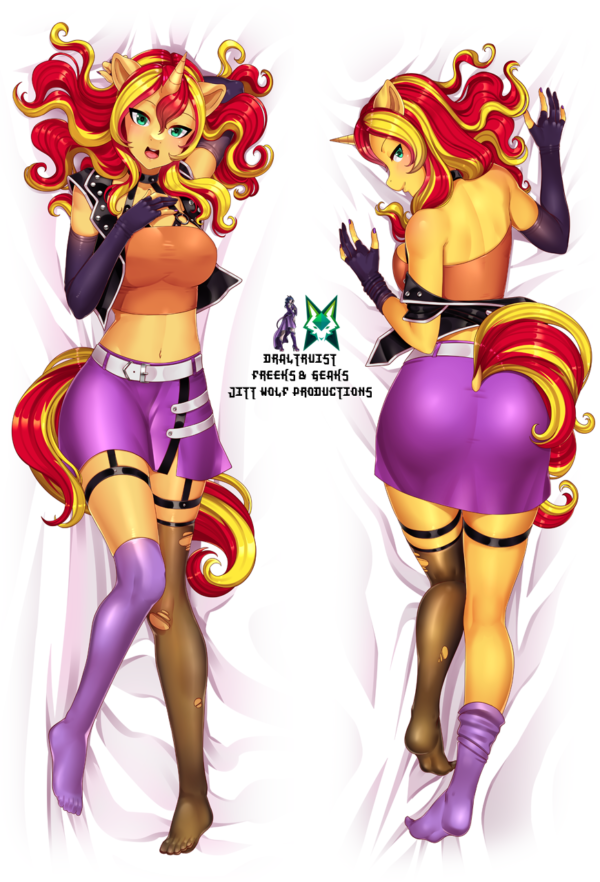 Anthro Sunset Shimmer EG DrAltruist Dakimakura Ver1